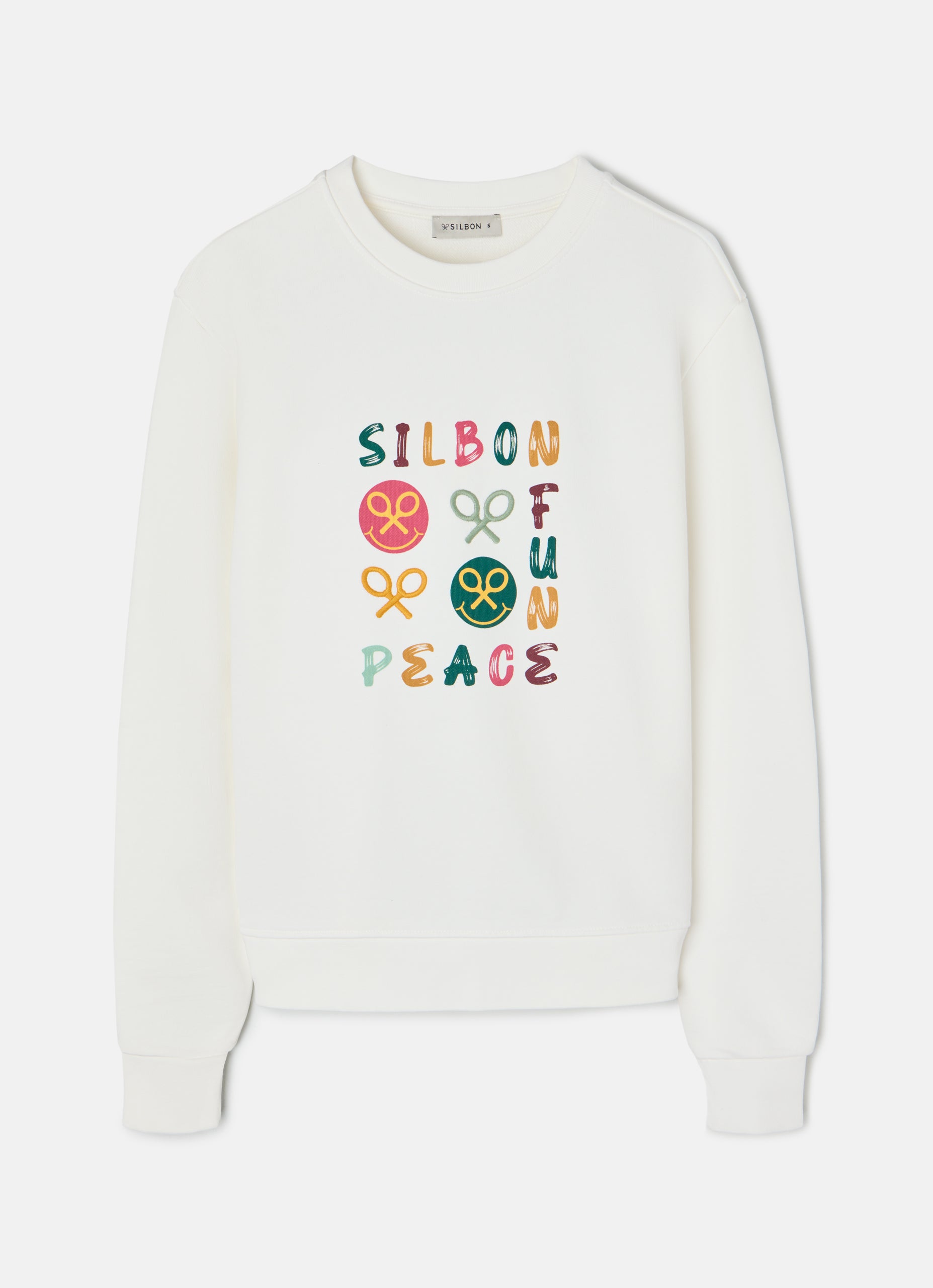 Sweatshirt mulher fun and peace cru