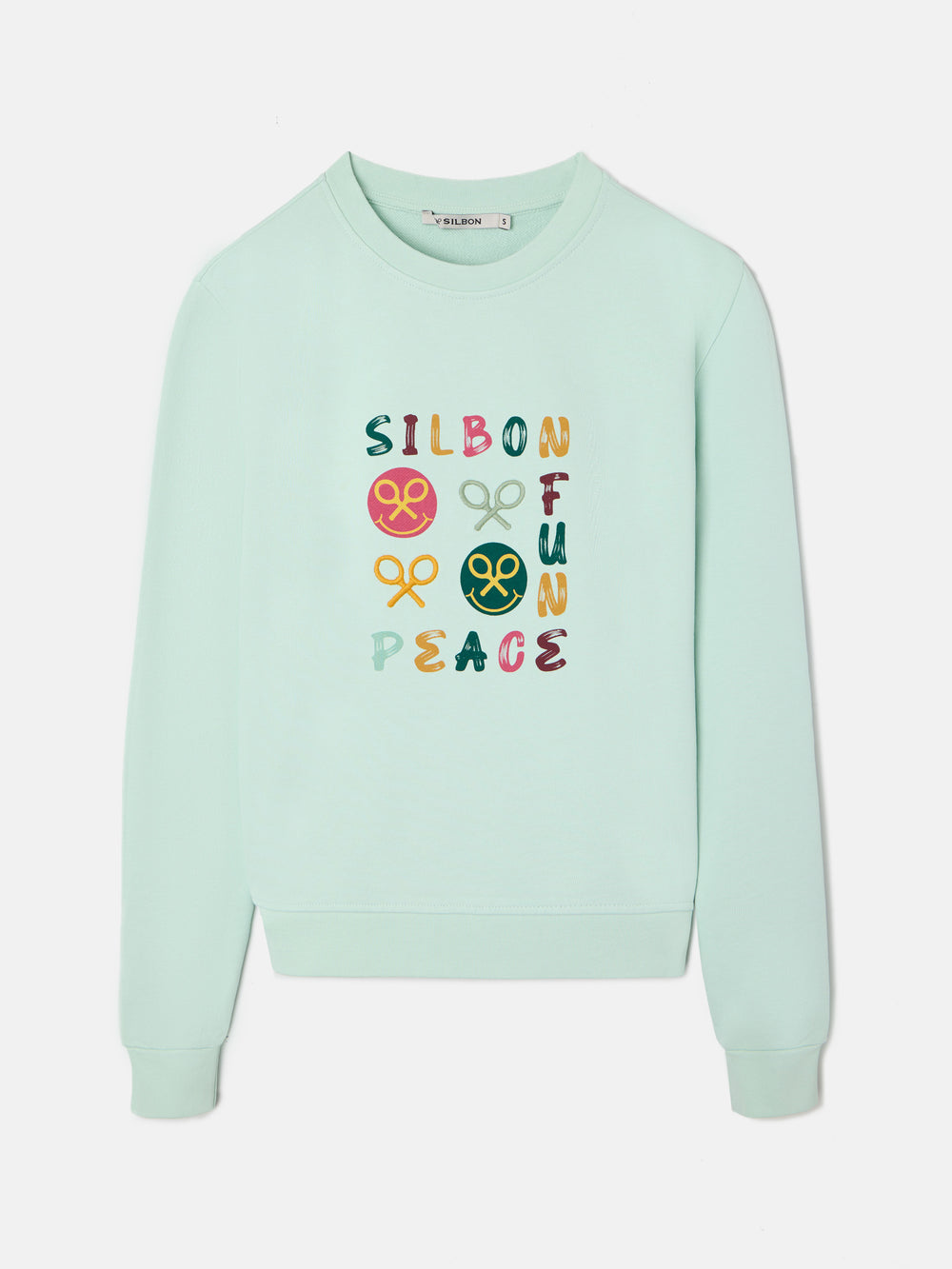 Sudadera woman fun and peace verde