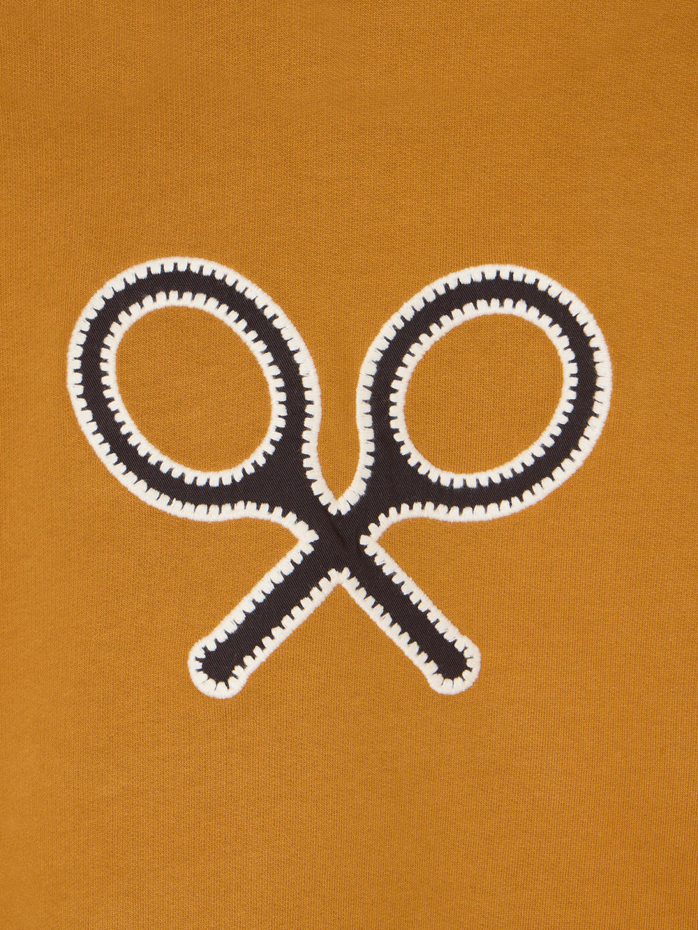 Sweat à capuche femme raquette pessements camel