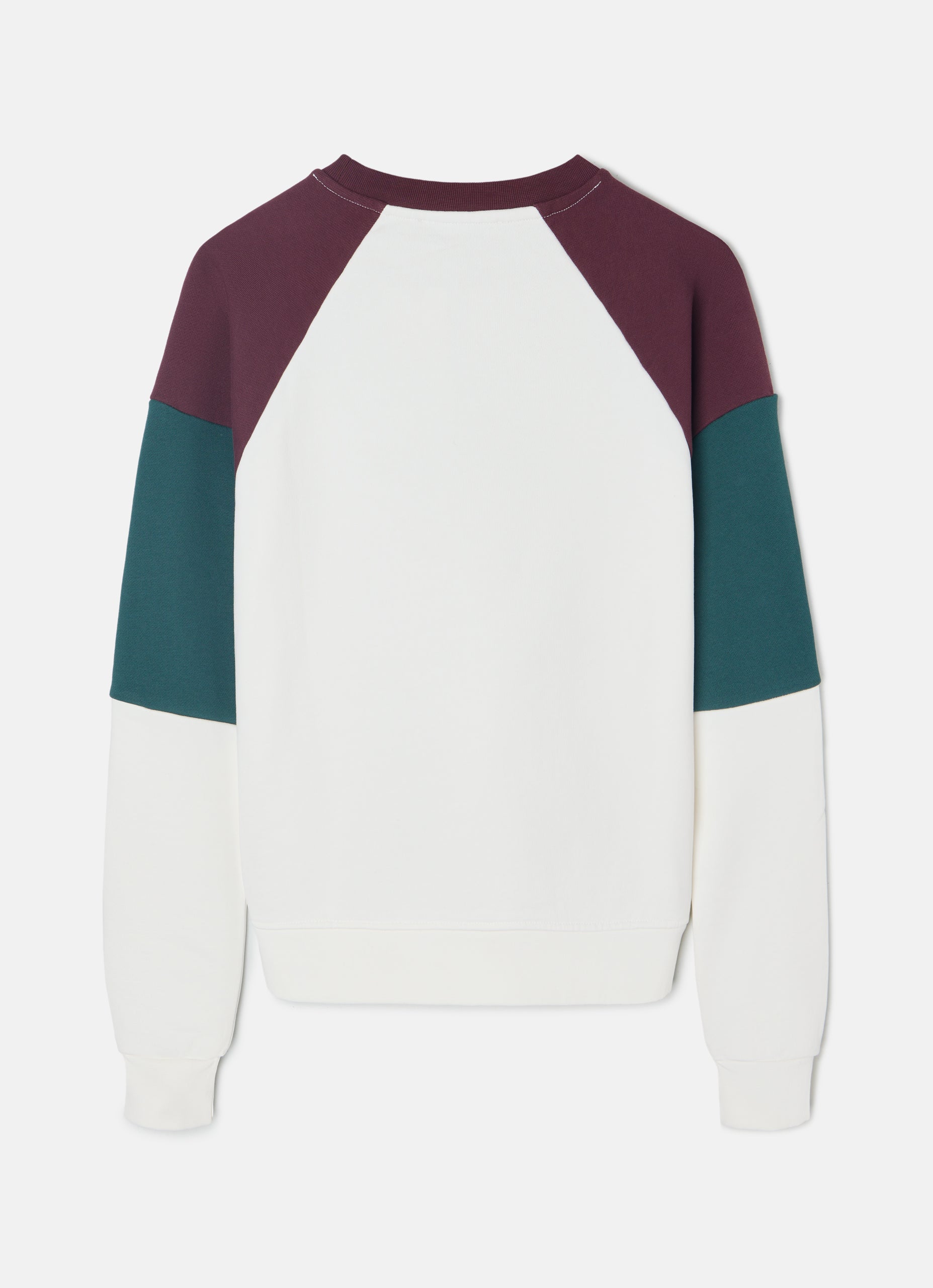 Sweatshirt mulher letras coloridas bordô