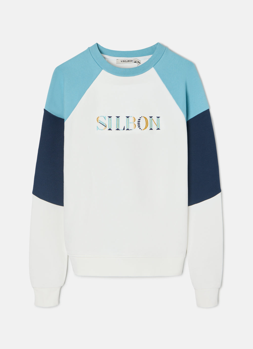 Sweat à capuche femme lettres couleurs bleues