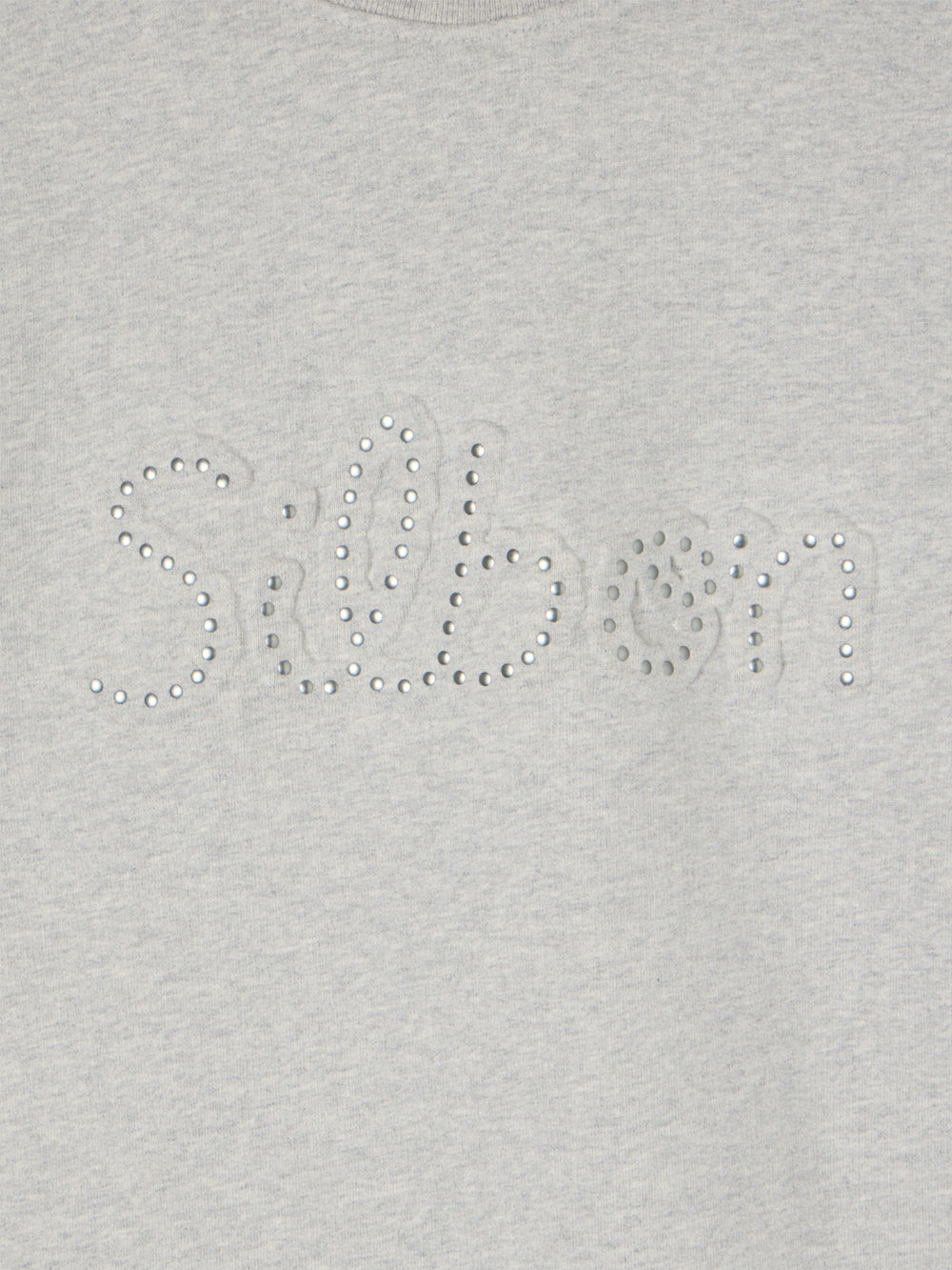 Sweat-shirt Silbon gris clouté pour femme