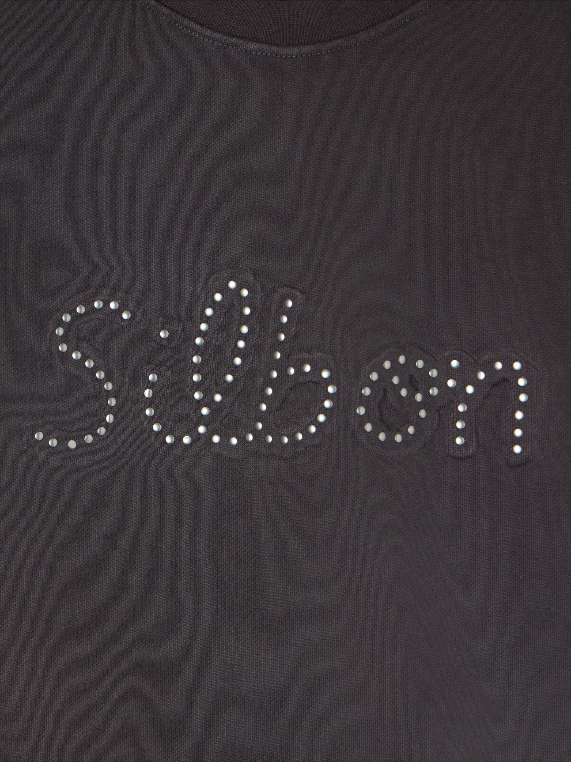 Sudadera woman silbon tachas negra
