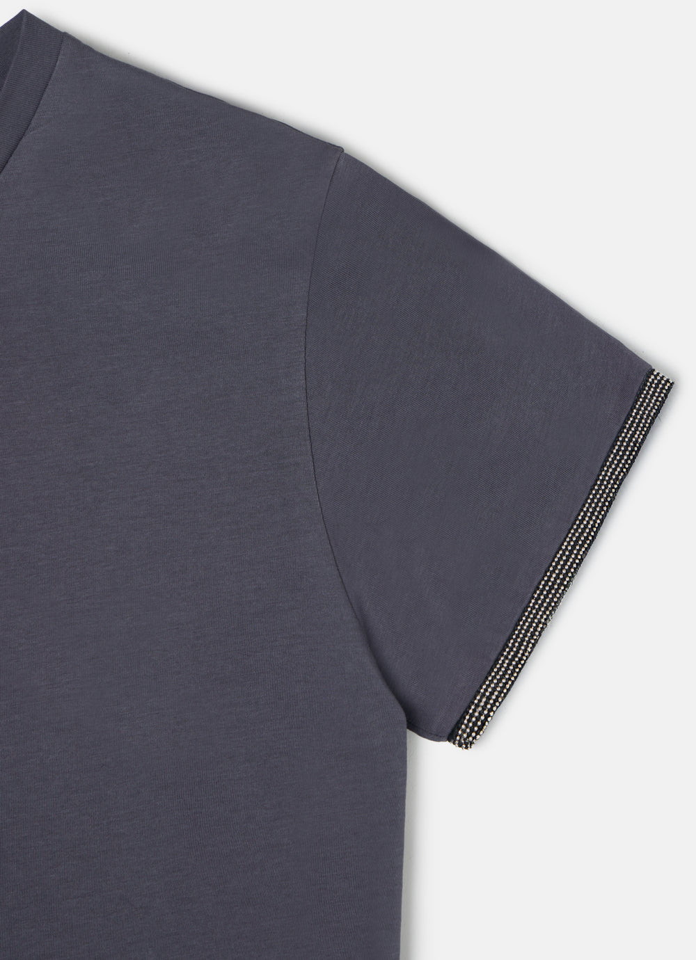 T-shirt mulher nó gola preta