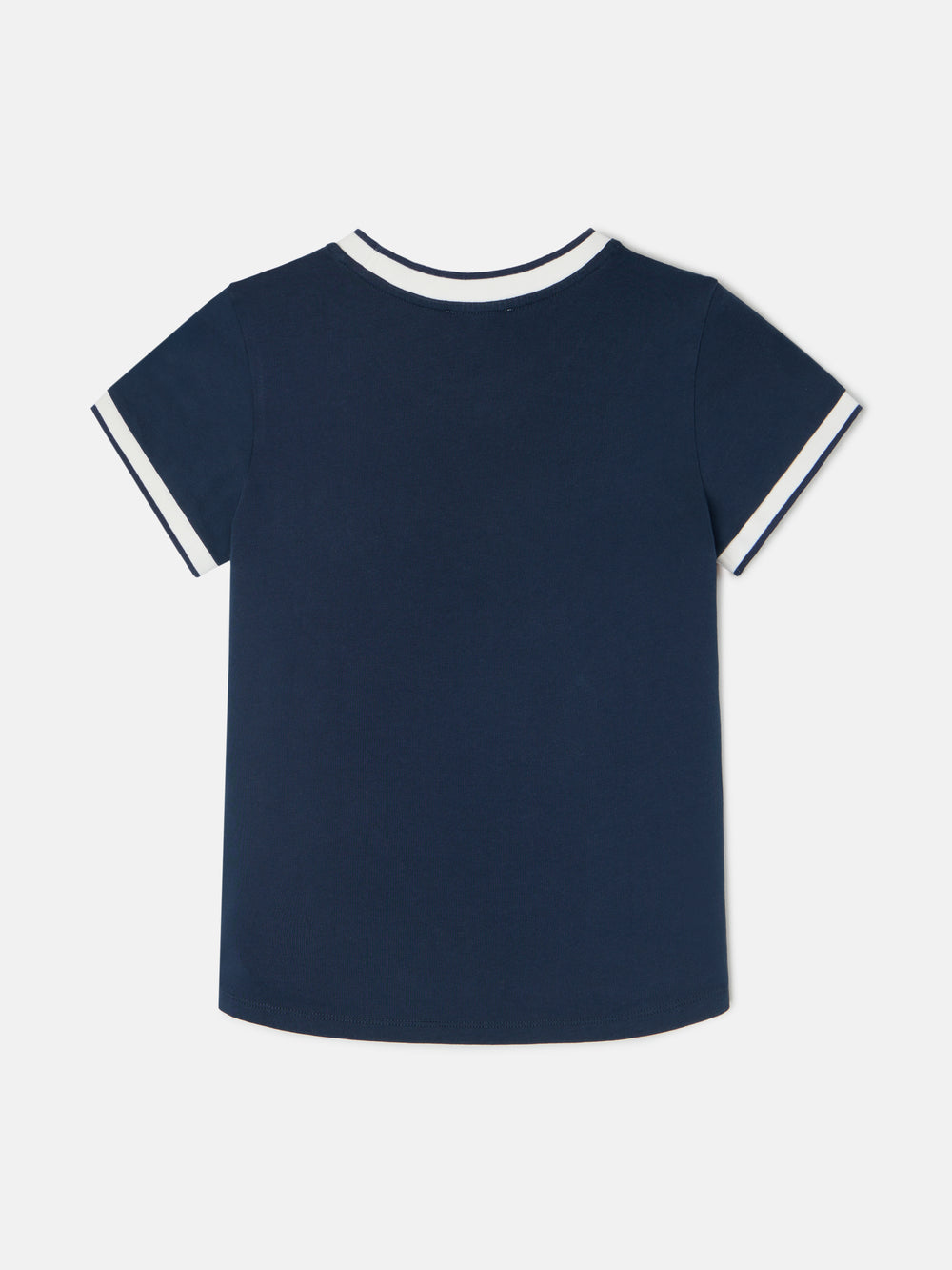 T-shirt mulher varsity azul-marinho