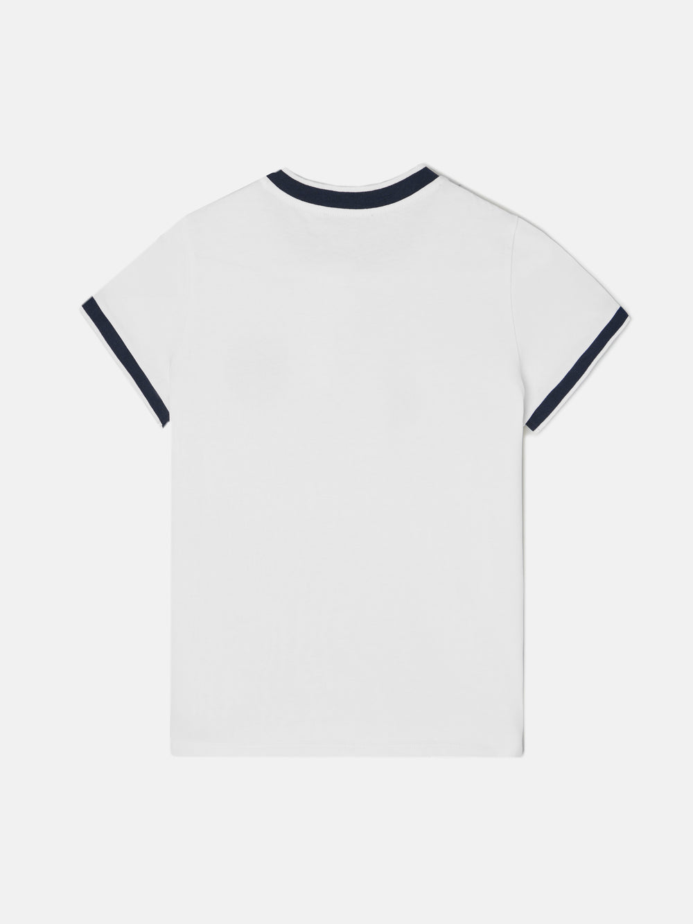 T-shirt universitaire blanc pour femme
