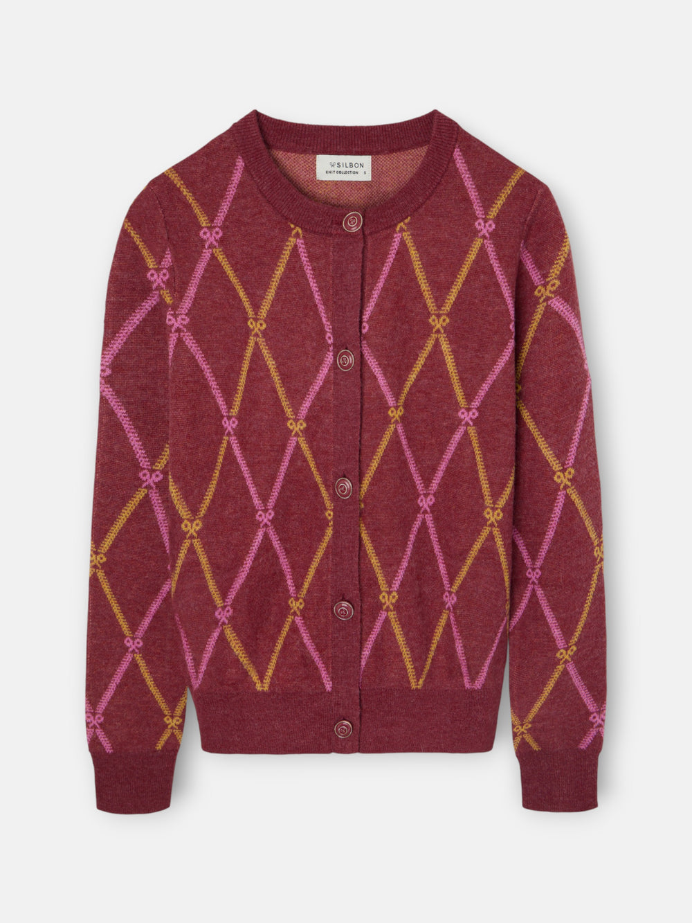 Raquettes Rebecca en losange marron