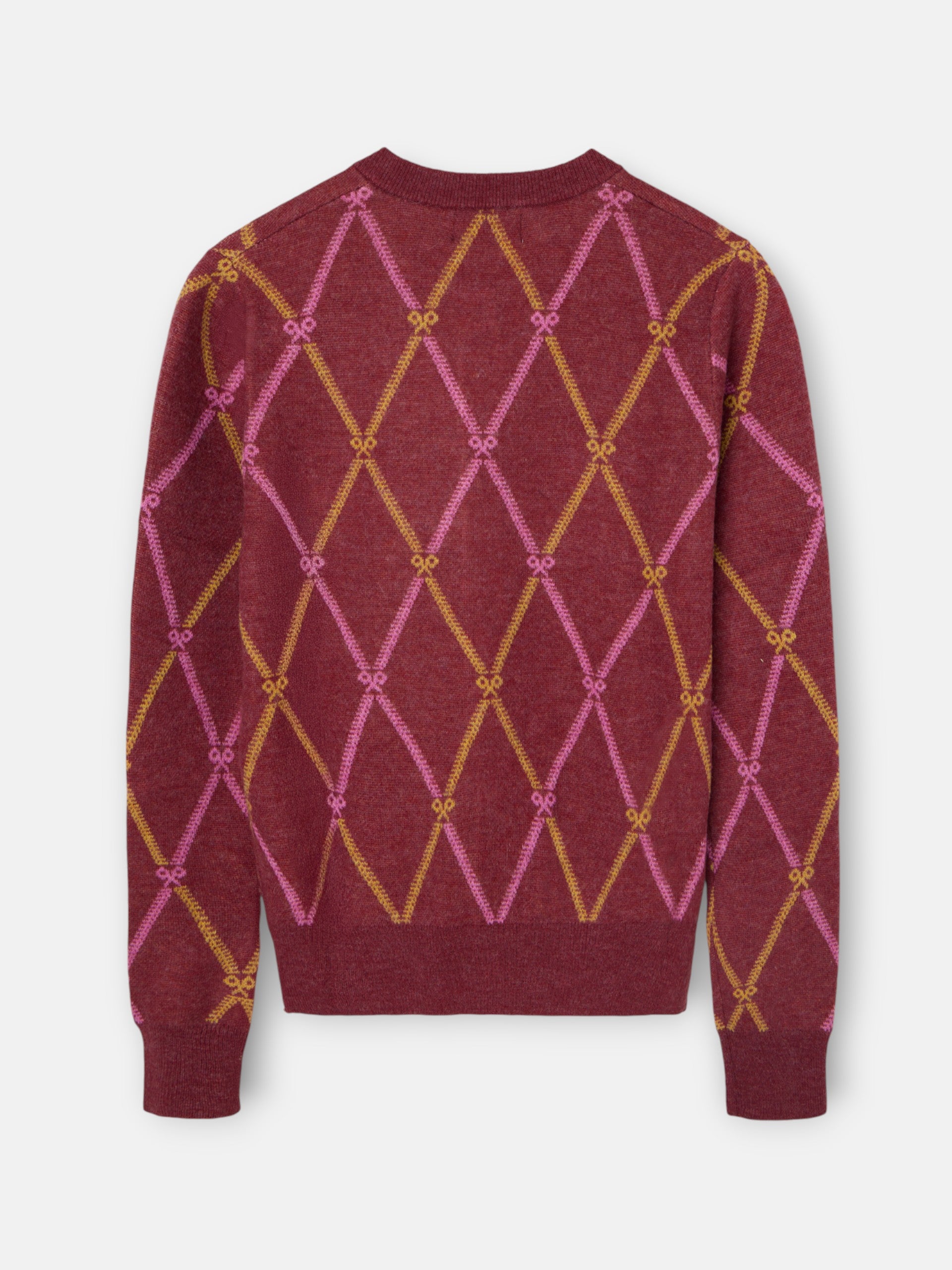 Rebeca raquetas rombos granates