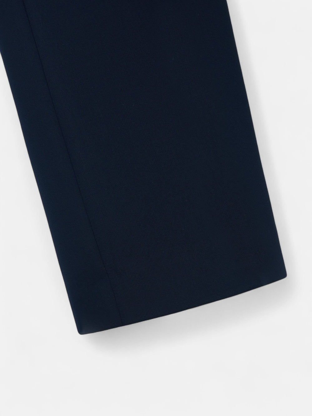 Pantalon vestir detalles saten marino