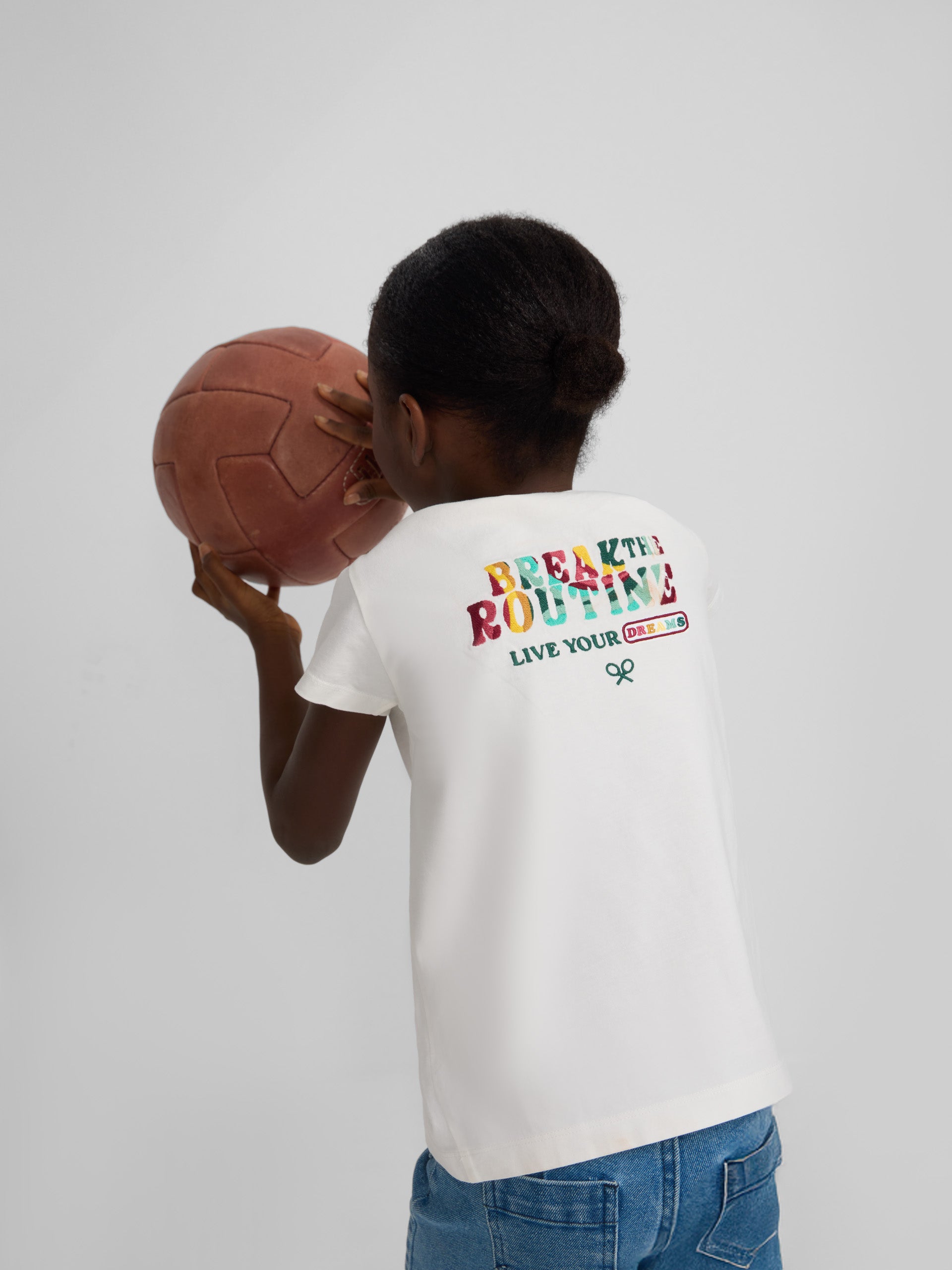 Camisola girl break the routine branca