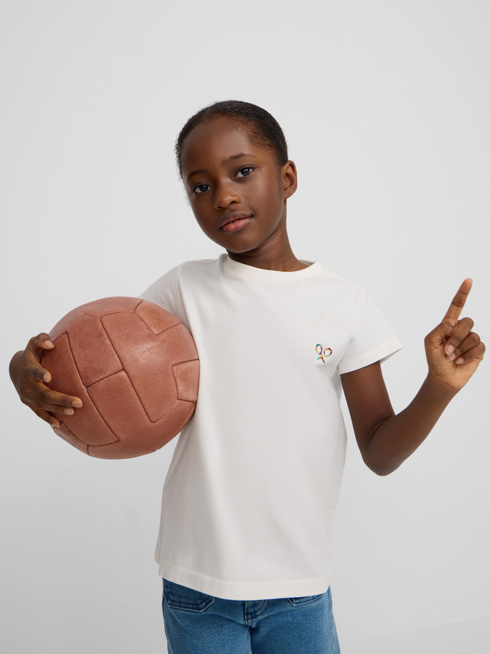 Camiseta girl break the routine blanca