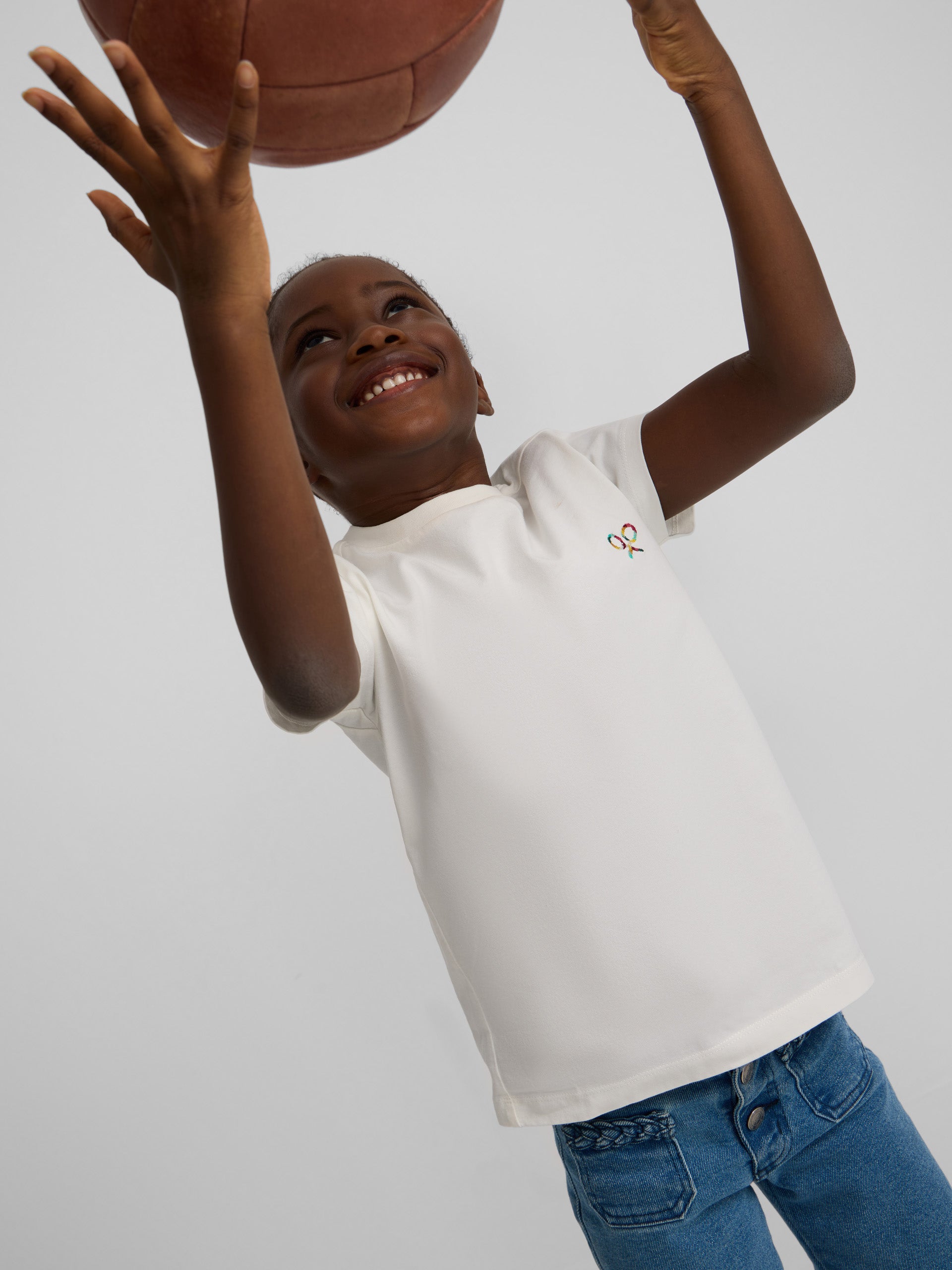 Camiseta girl break the routine blanca