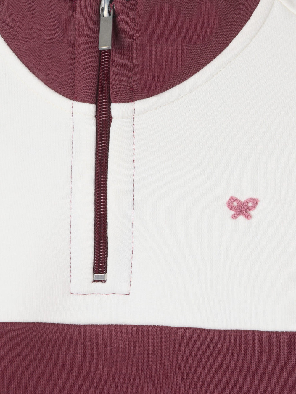 Sudadera girl tricolor rosa y blanca