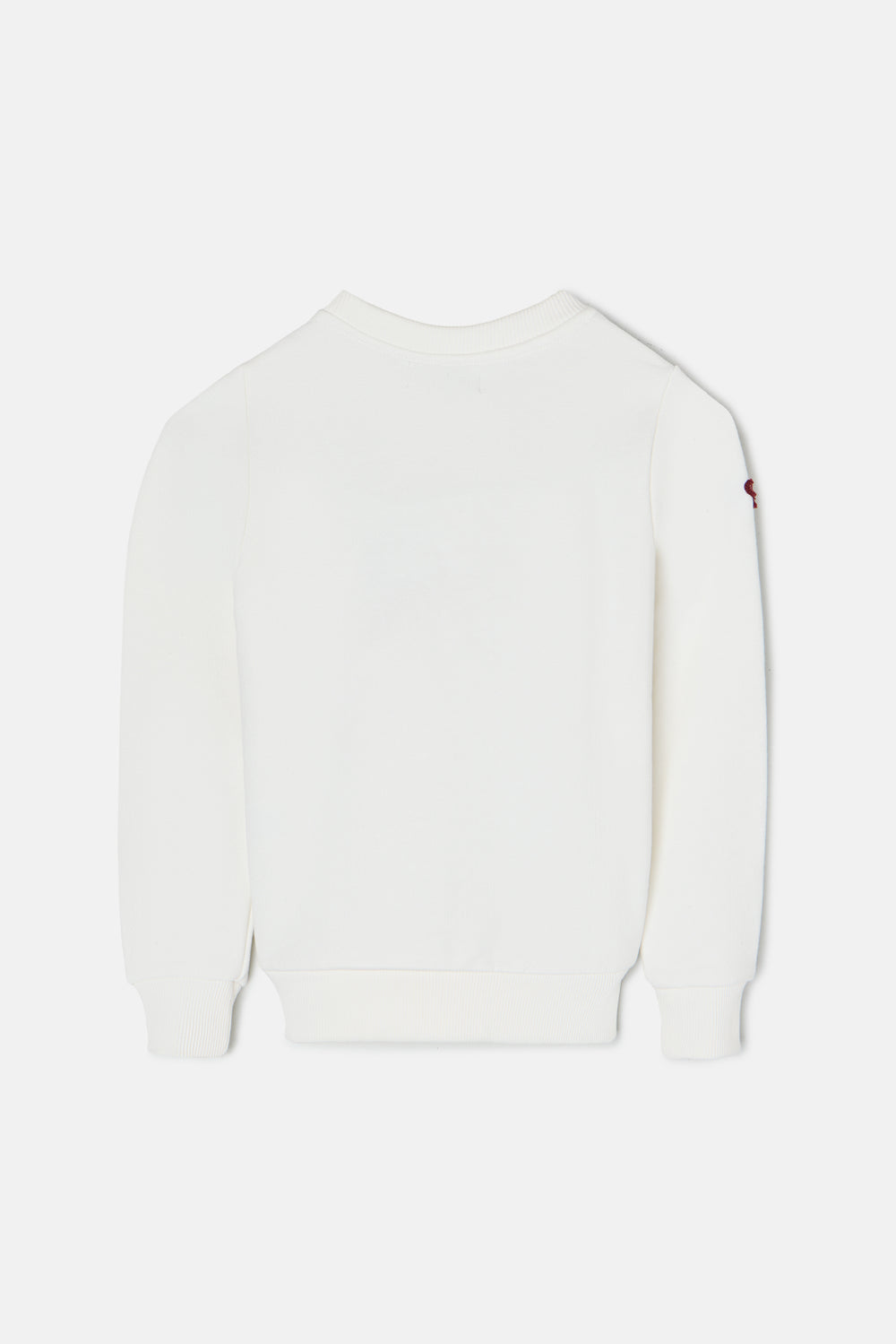 Sudadera girl letras silbon cruda