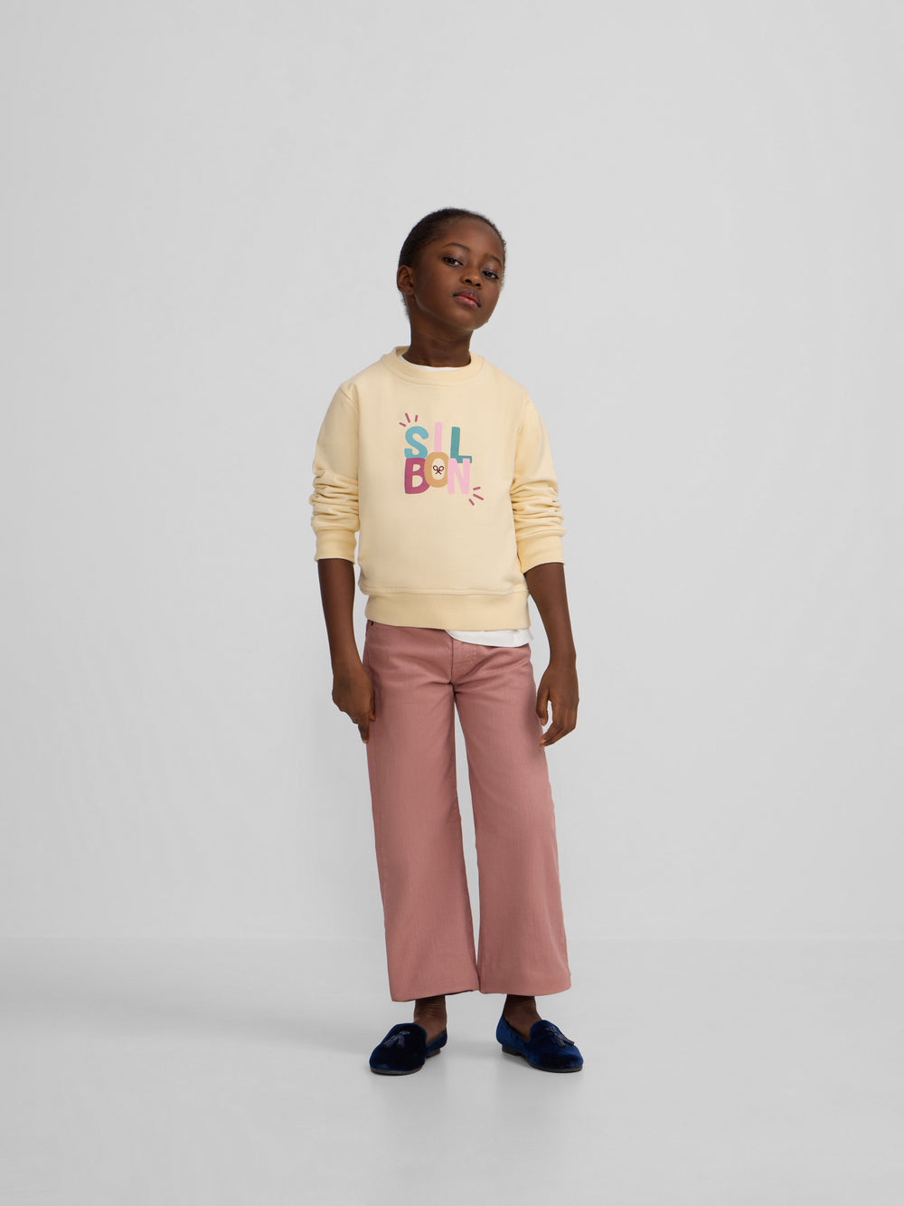 Sudadera girl silbon multicolor amarillo