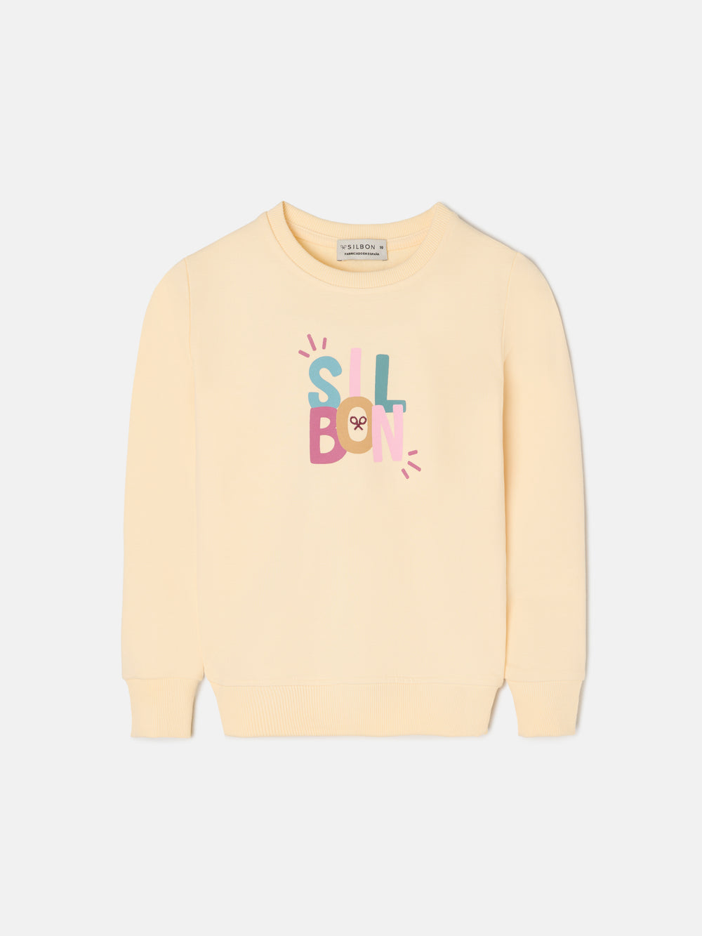 Sudadera girl silbon multicolor amarillo