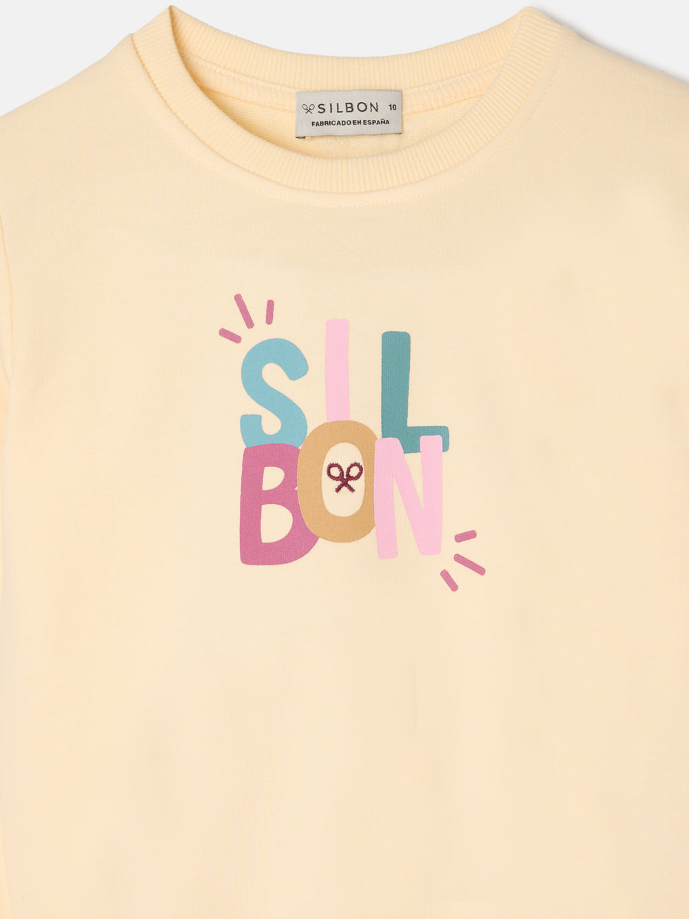 Sudadera girl silbon multicolor amarillo