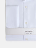 Camisa de vestir easy iron punho duplo branca