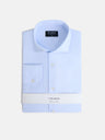 Chemise habillée à poignets simples bleu ciel clair
