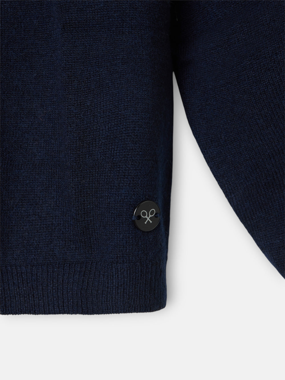 Cardigan girl punto volante marino