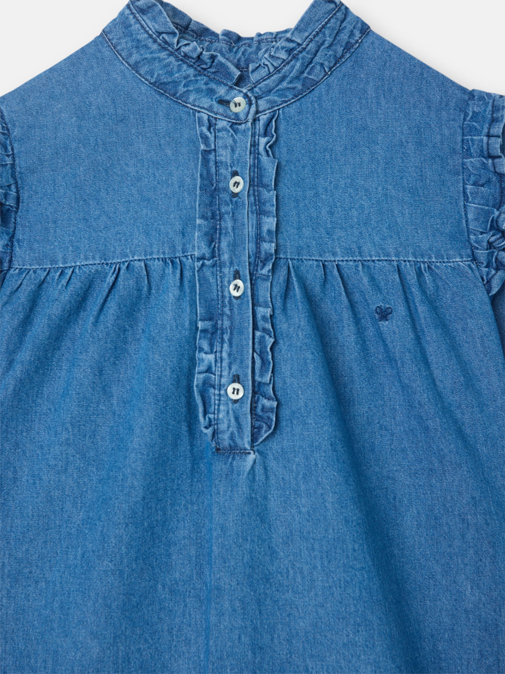 Vestido girl botones denim