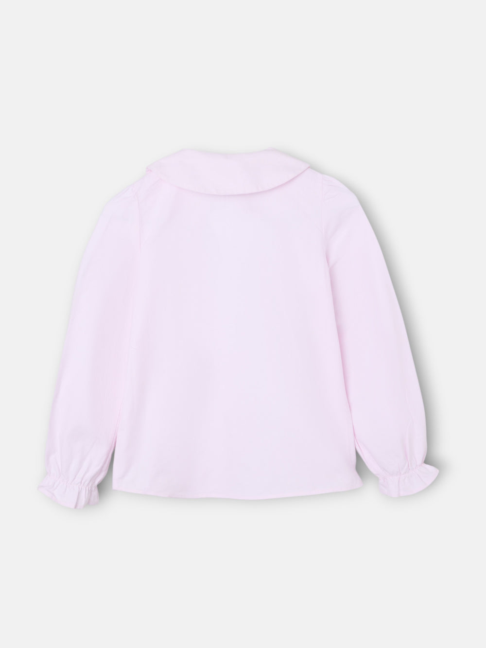 Pink baby collar girl blouse