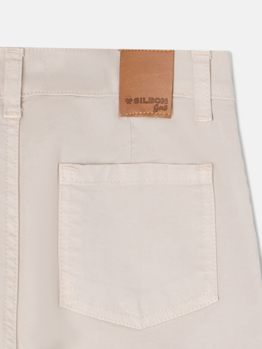 Pantalon girl cargo beige