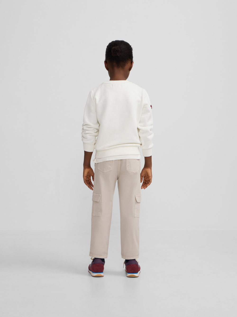 Pantalon girl cargo beige