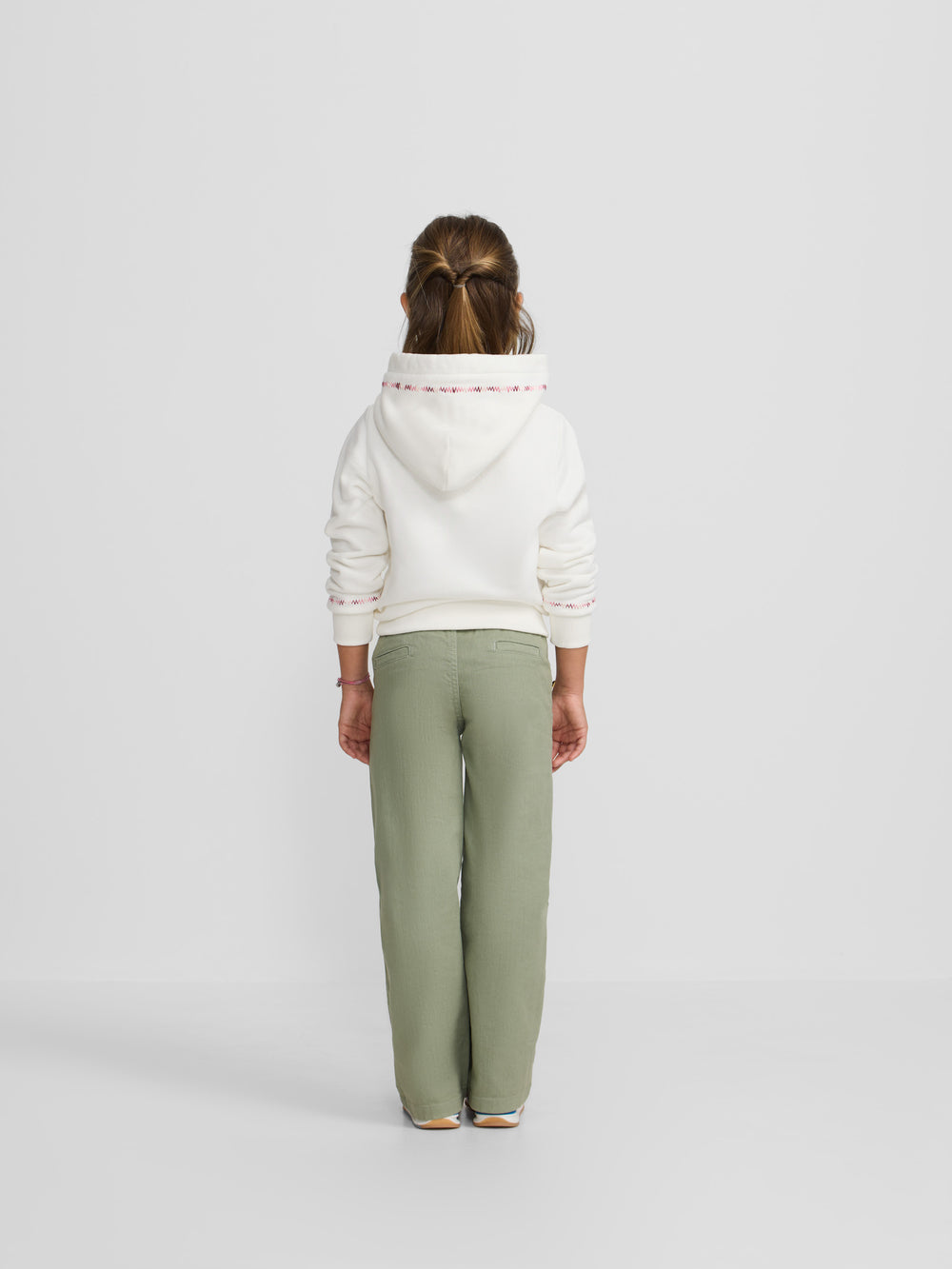 Pantalon girl marinero verde