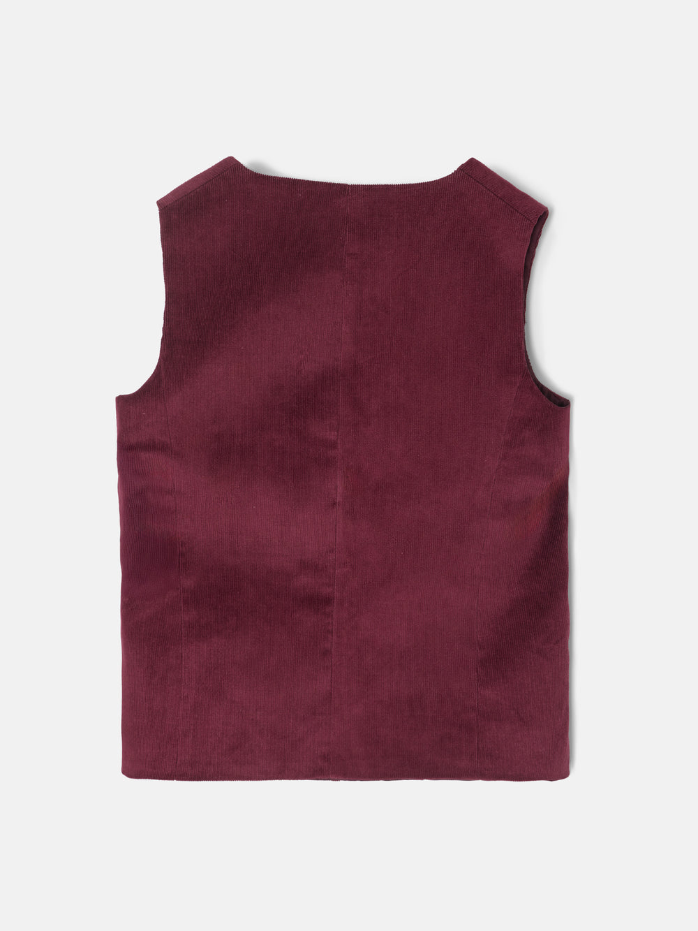 Classic burgundy corduroy girl's vest