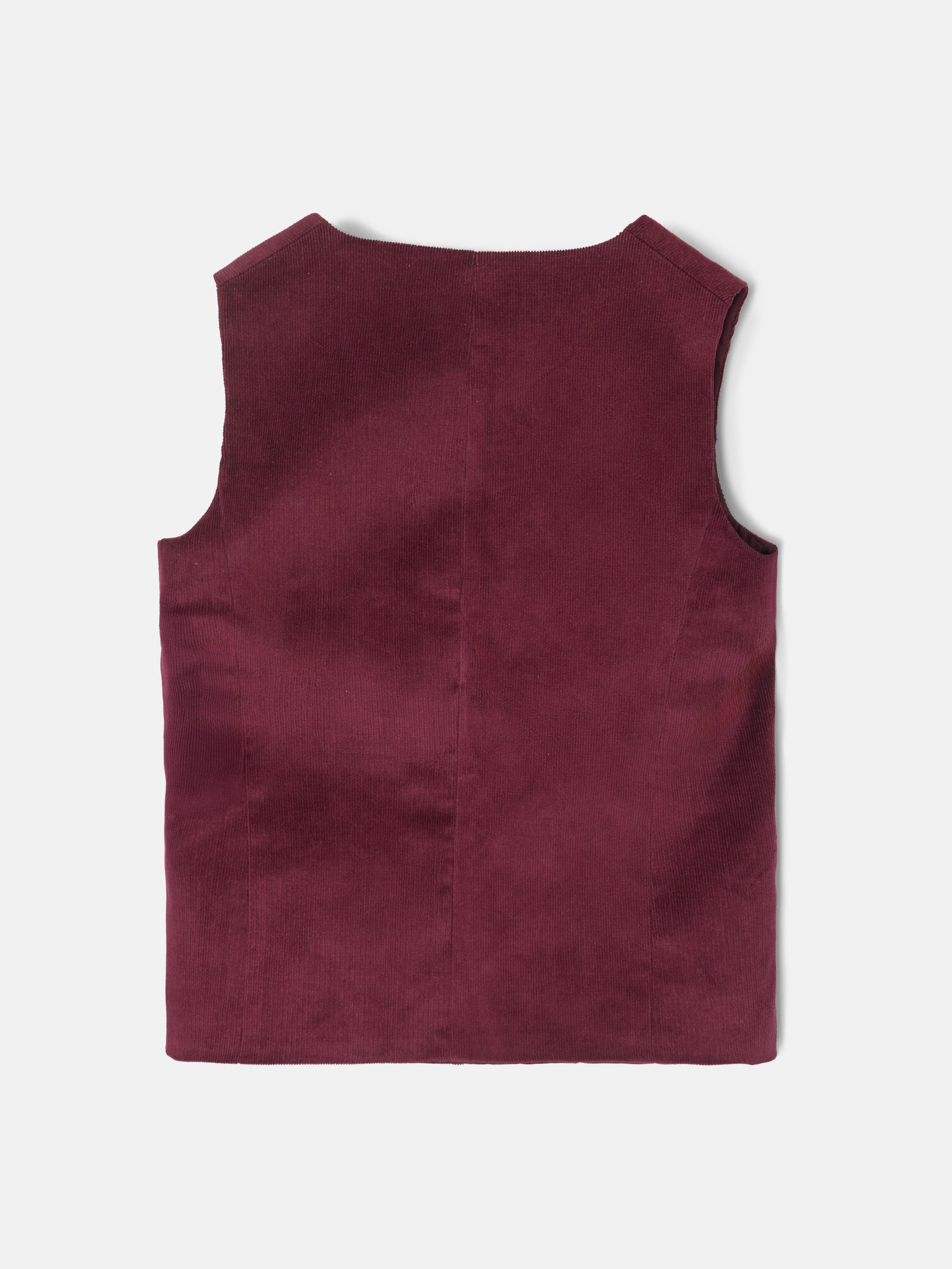 Classic burgundy corduroy girl's vest