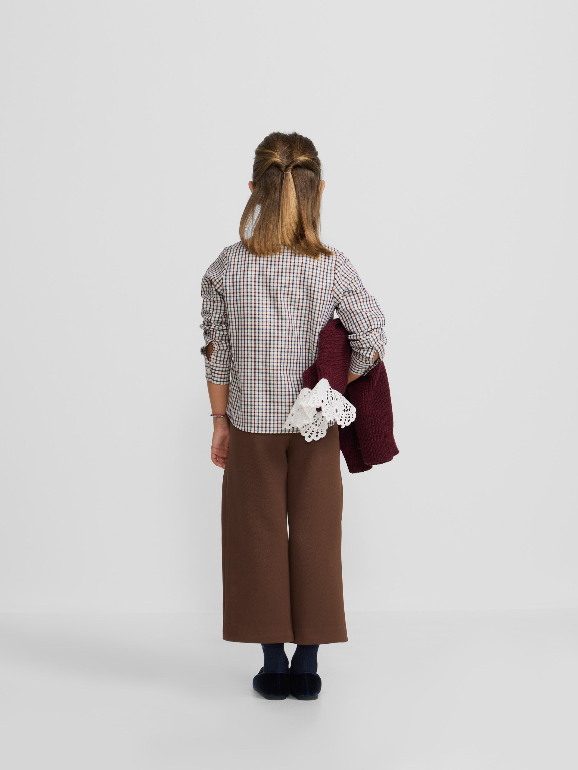 Pantalon girl lazada marron