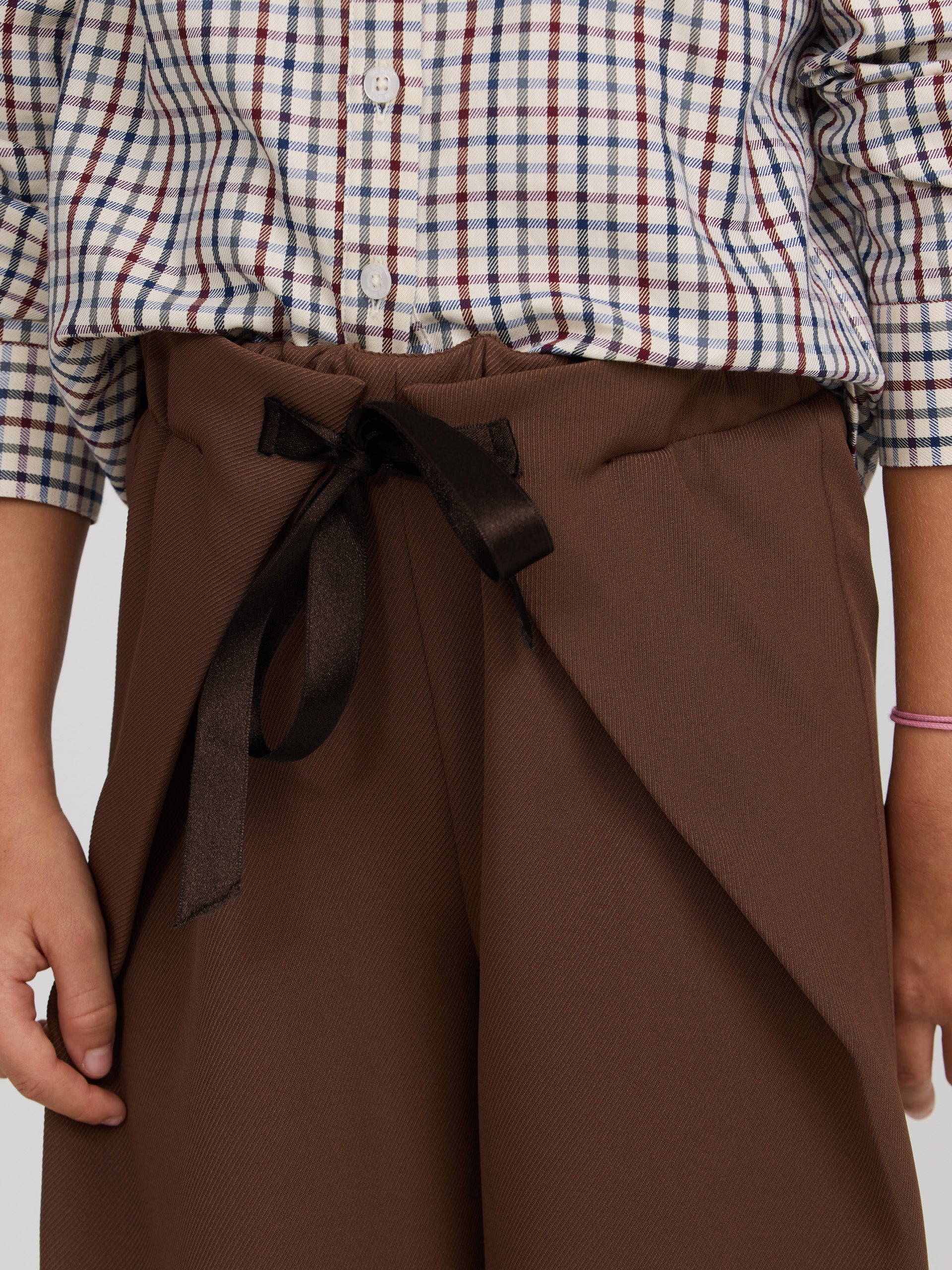 Pantalon girl lazada marron