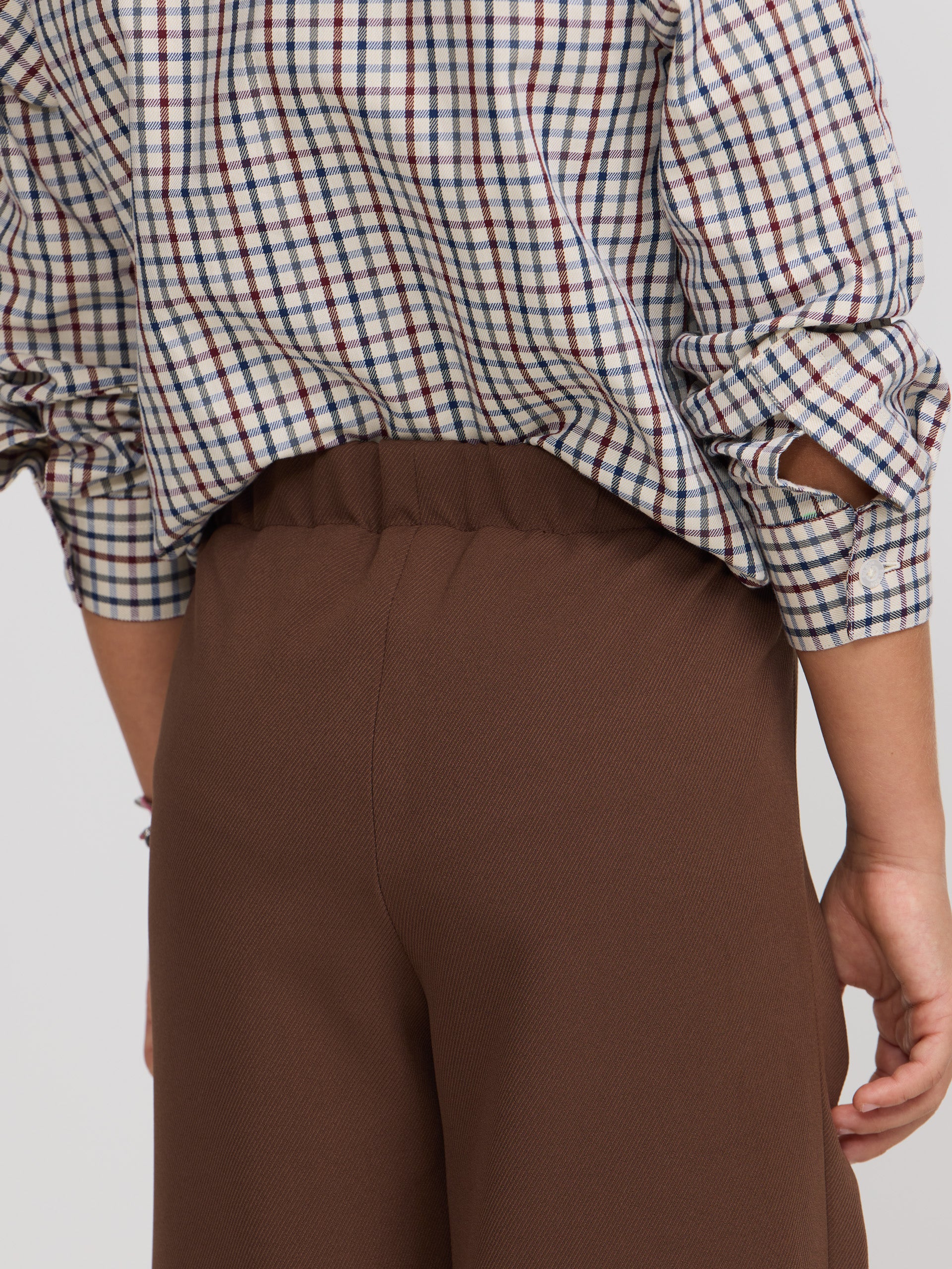 Pantalon girl lazada marron