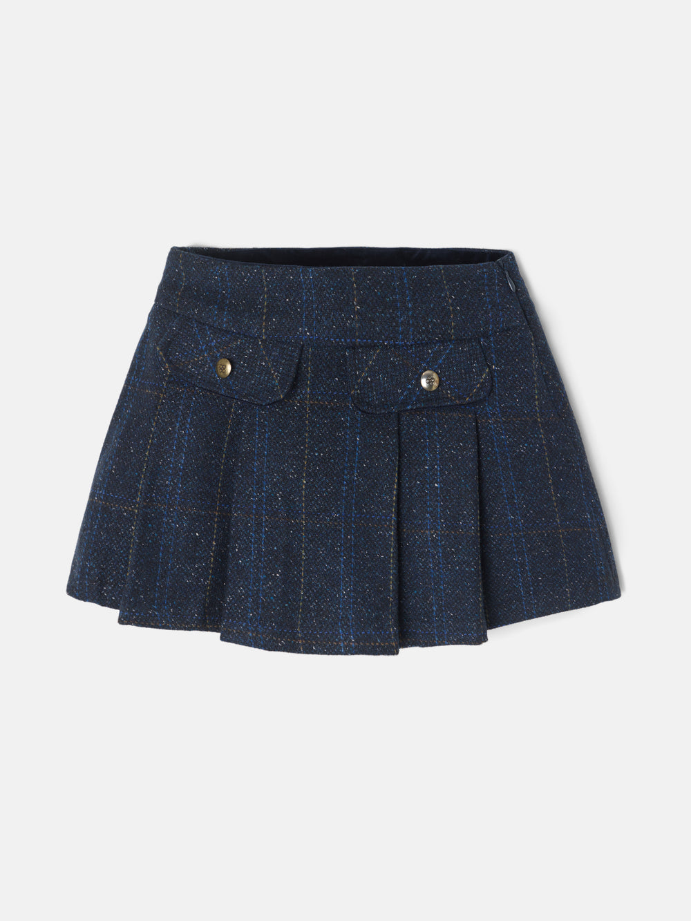 Falda girl cuadros azules