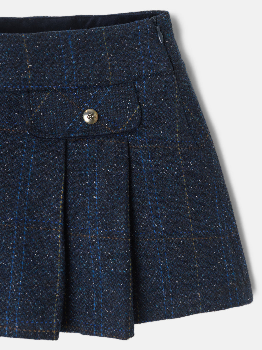 Falda girl cuadros azules