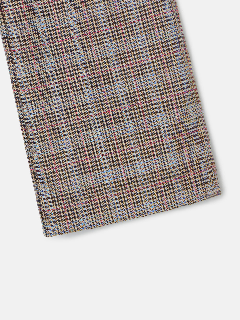 Pantalon girl cuadros marrones