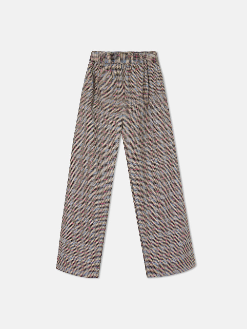 Pantalon girl cuadros marrones