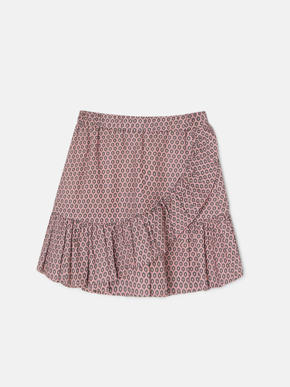 Falda girl estampado etnico rosa