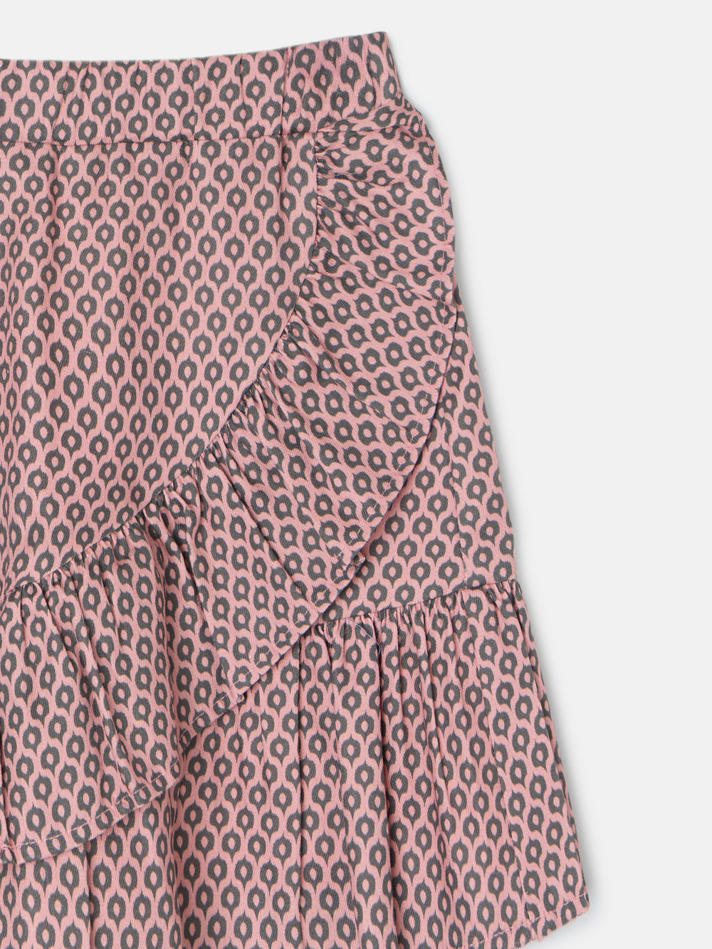 Falda girl estampado etnico rosa