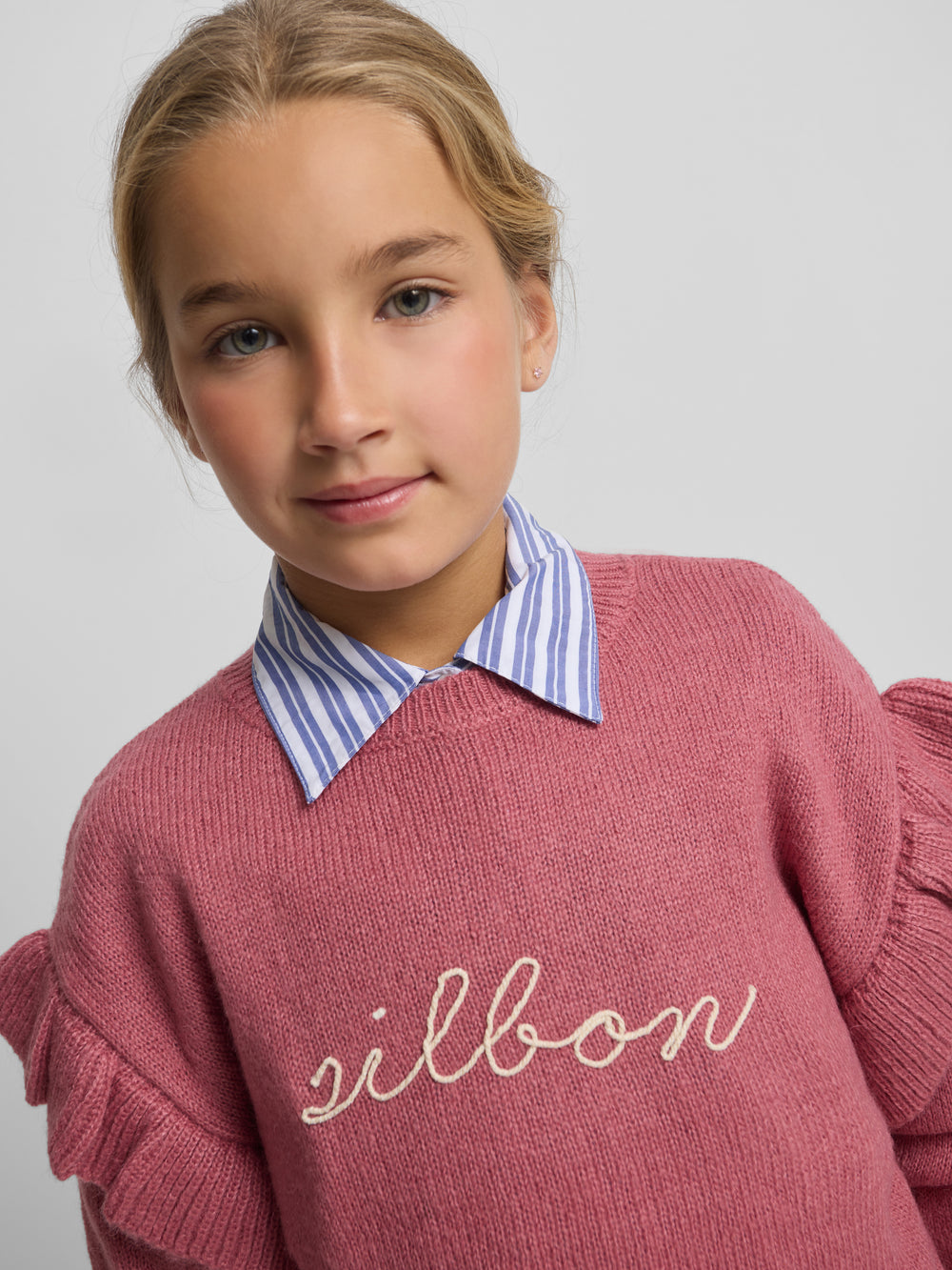 Jersey girl punto silbon rosa