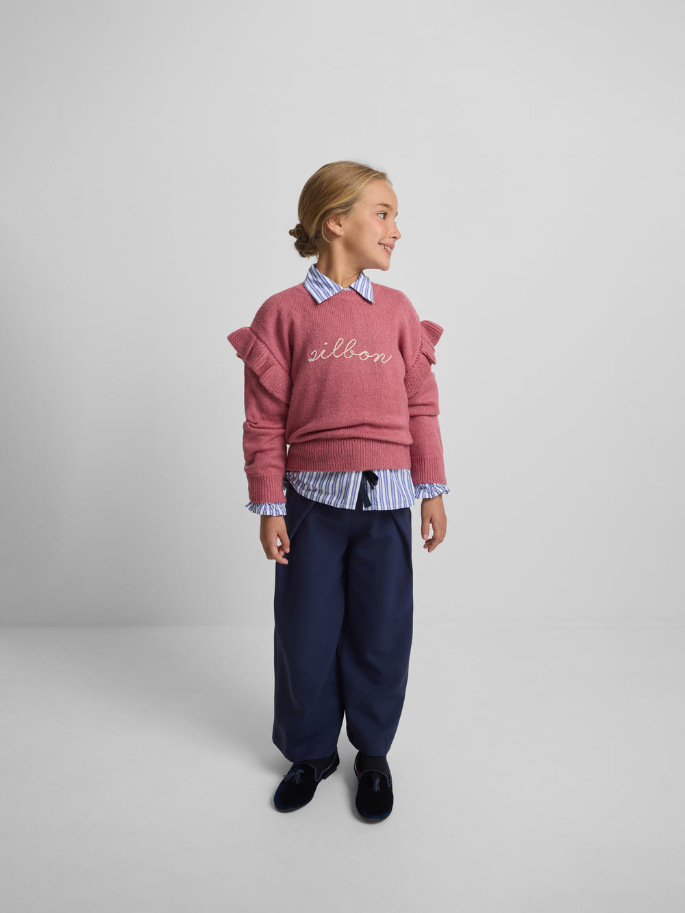 Jersey girl punto silbon rosa