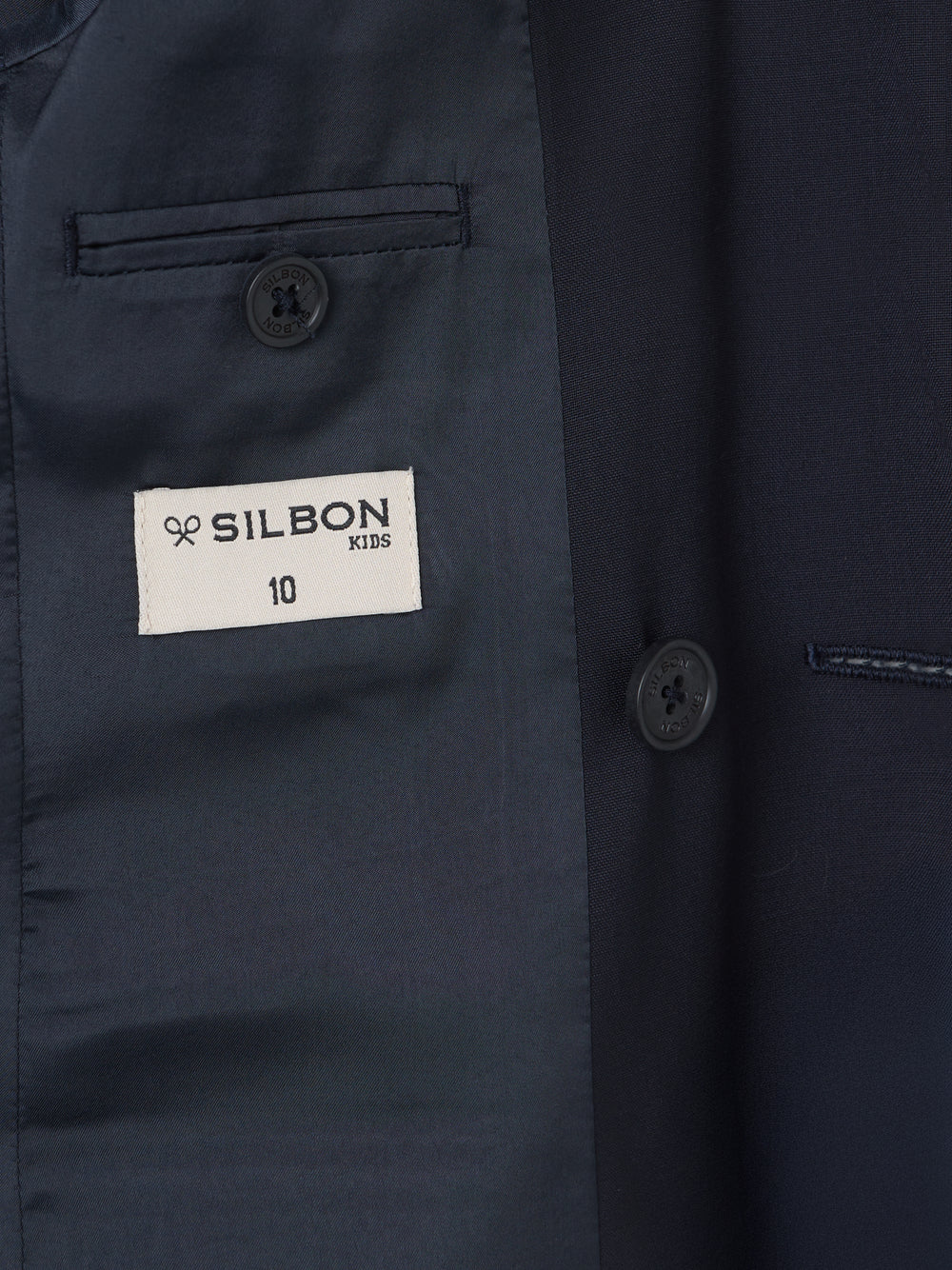 Americana kids clasica cruzada azul marino