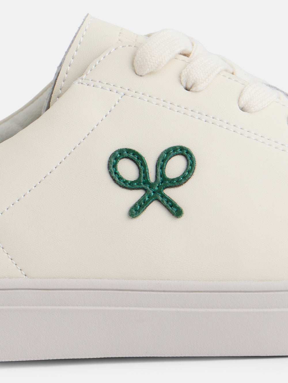 Sapatilha Silbon clássica branca e verde