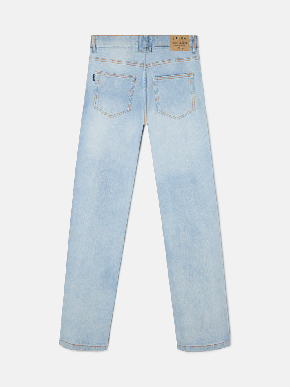 Calças desportivas de ganga azul claro