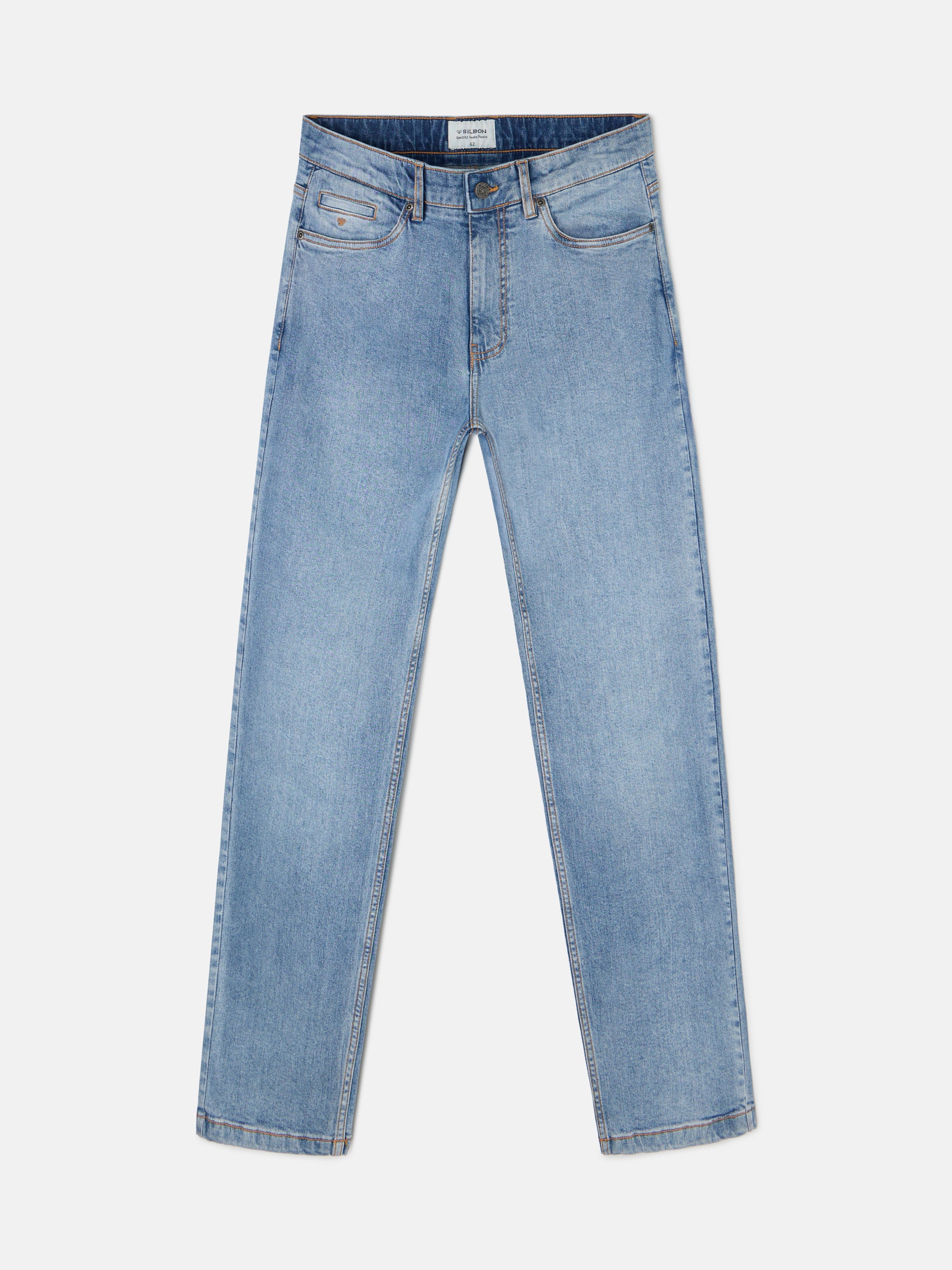 Pantalon sport denim azul medio