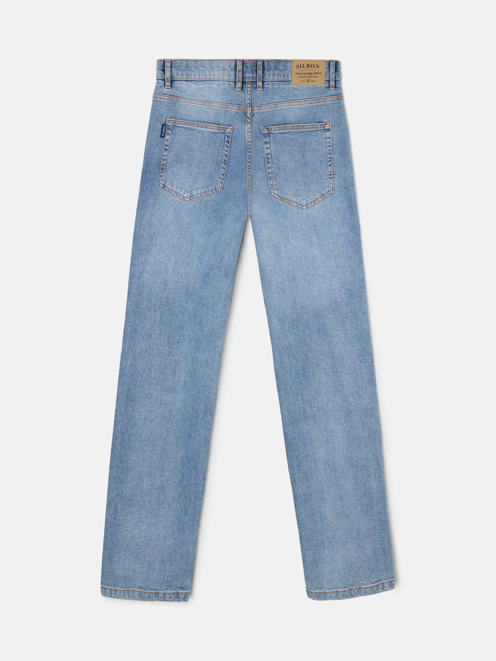 Pantalon sport en jean bleu moyen