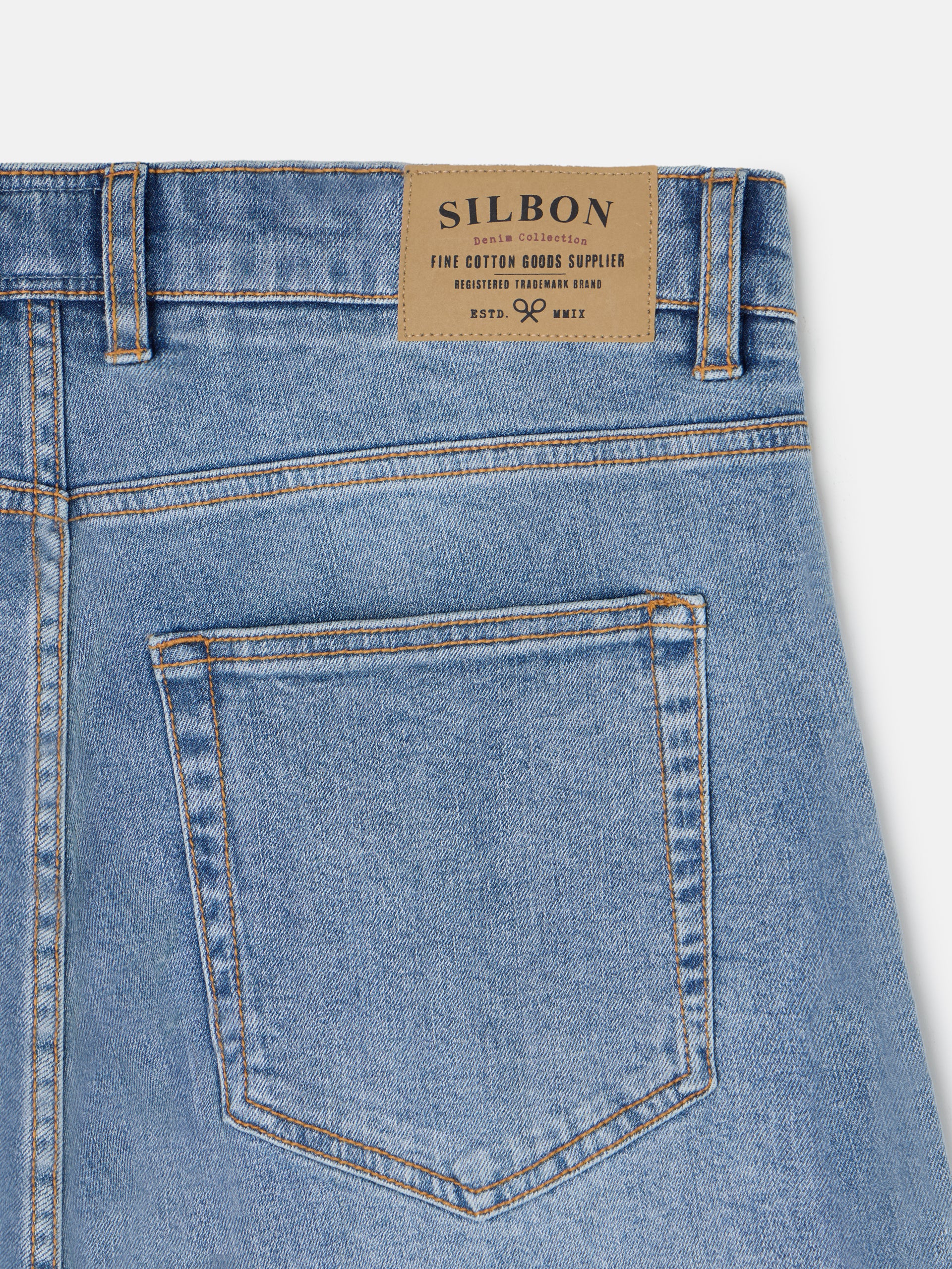 Pantalon sport denim azul medio