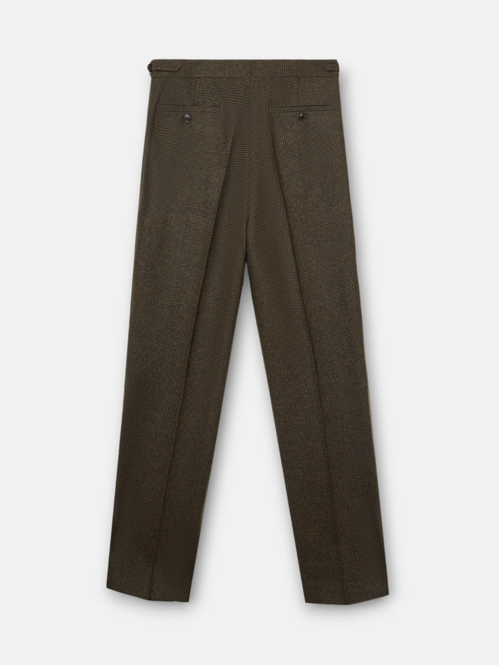 Pantalon traje unique gales verde marron