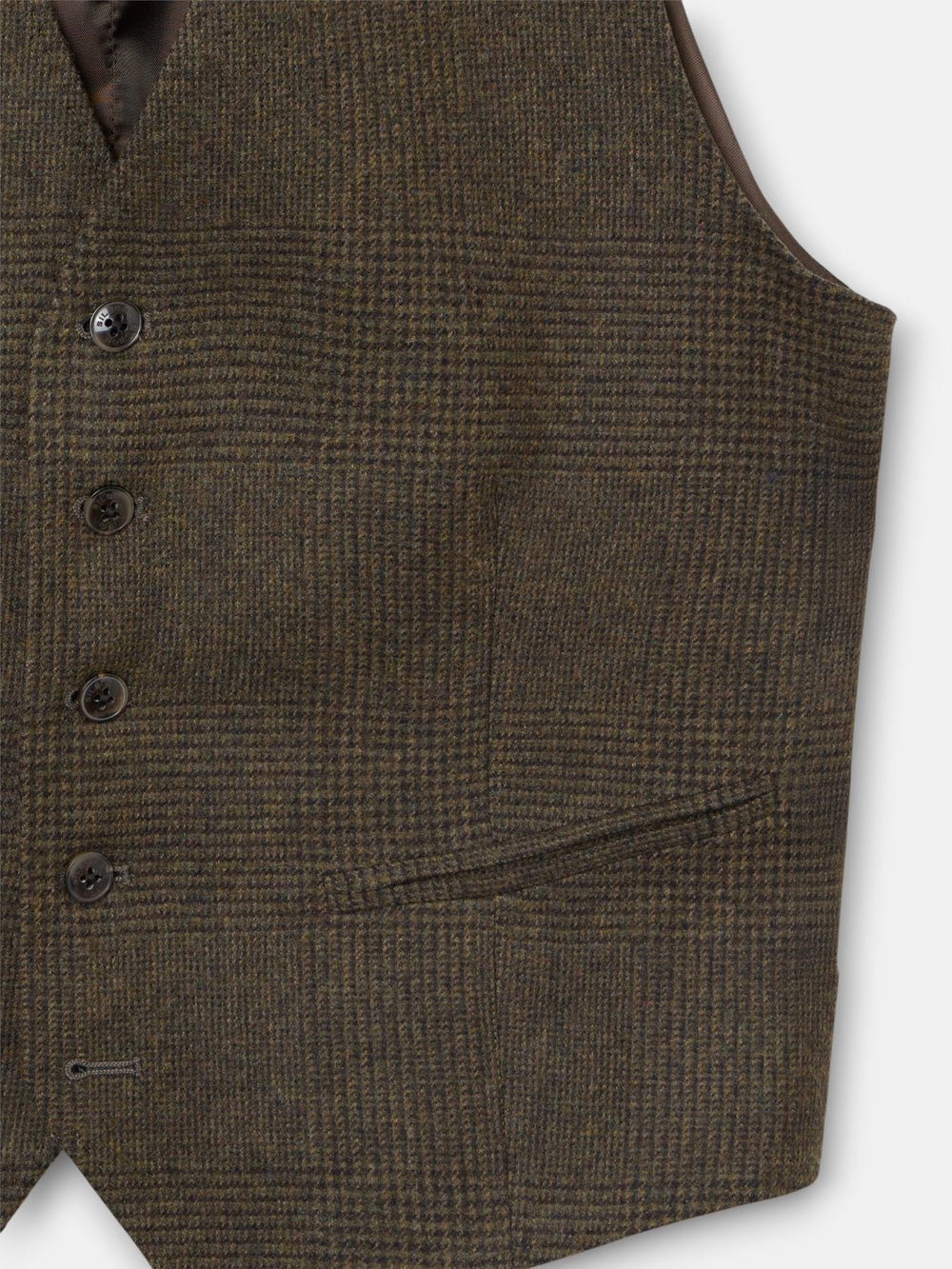 Chaleco traje unique gales verde marron